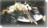 FengShui Schale mit Bambus und Nebler fr eine positiven Energie